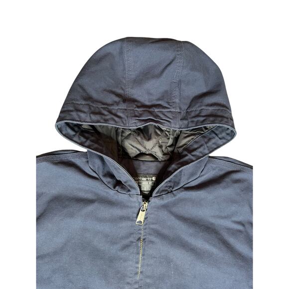 Vintage Carhartt J130 Hooded Jacket Quilt Lined - Picture 4 of 7